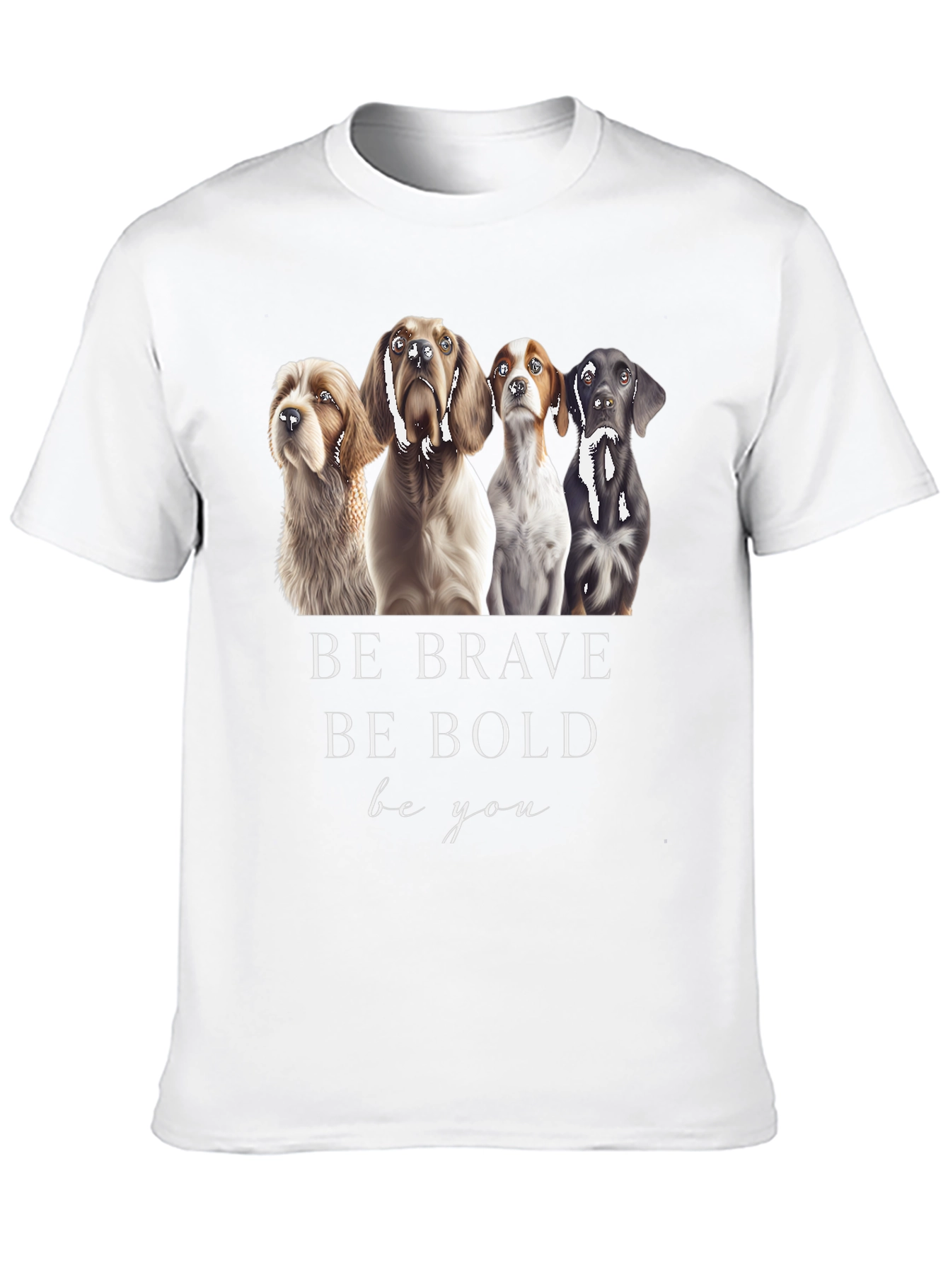 Be Brave Dog Graphic Tee