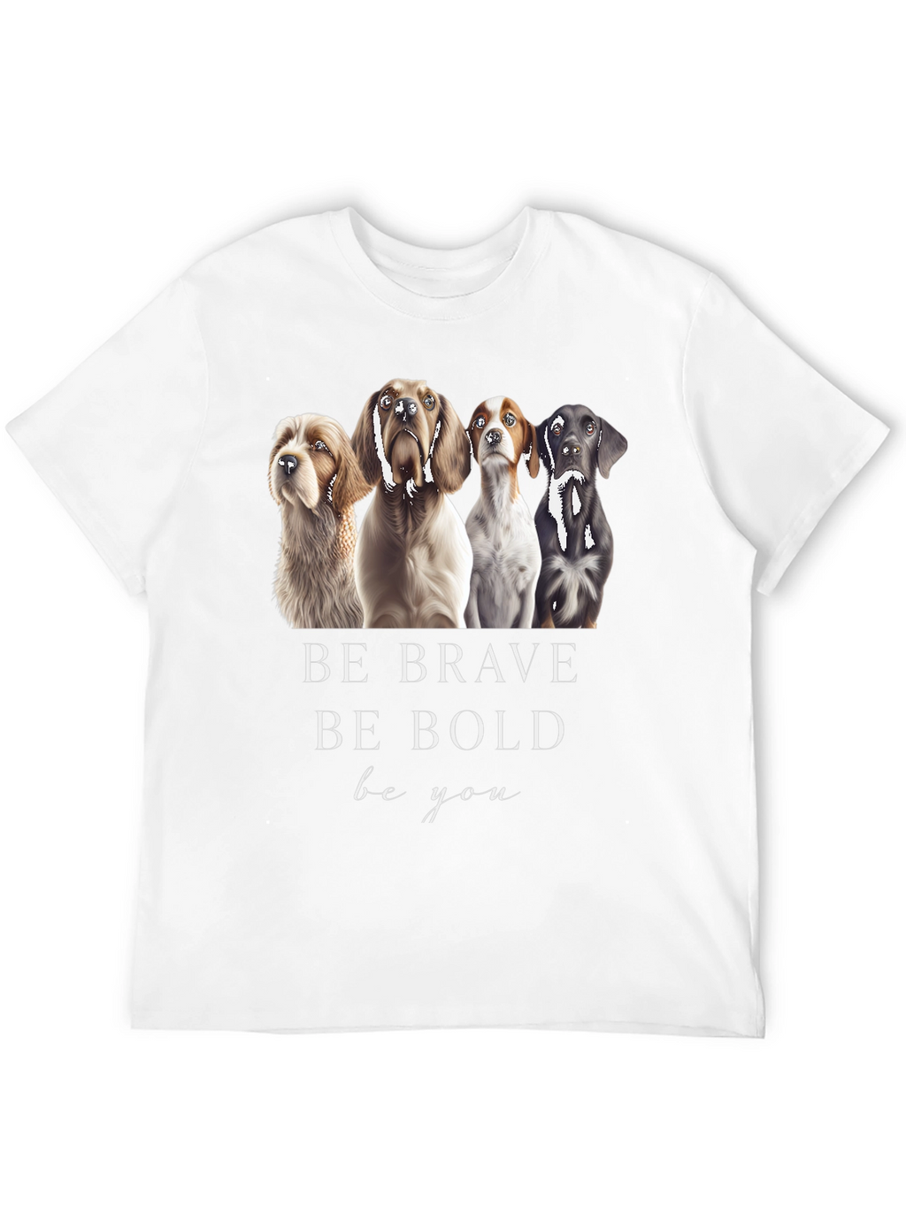 Be Brave Dog Graphic Tee