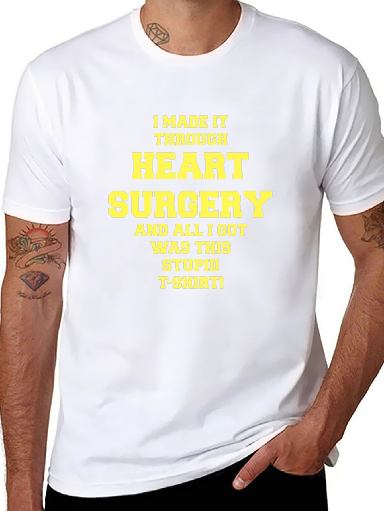 Heart Surgery Survivor Graphic T-Shirt