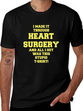Heart Surgery Survivor Graphic T-Shirt