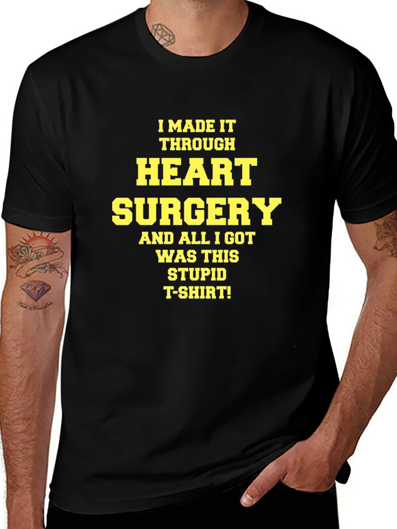 Heart Surgery Survivor Graphic T-Shirt