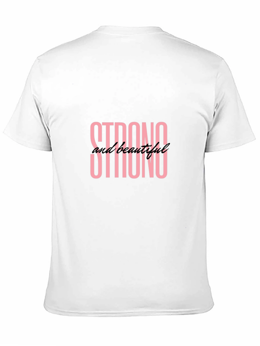 Strong & Beautiful Black Graphic Tee
