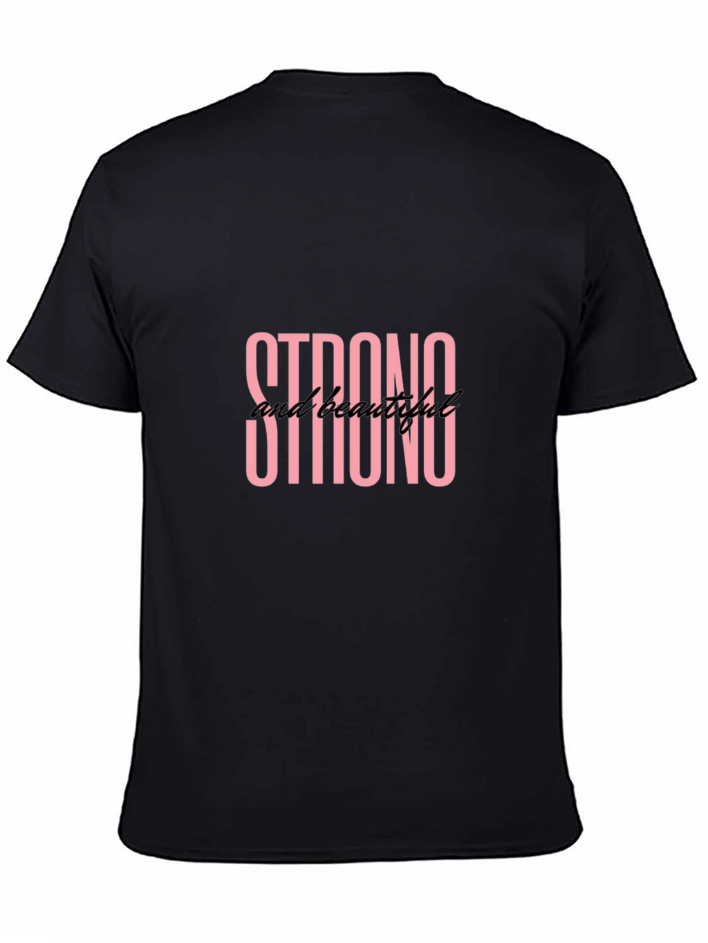 Strong & Beautiful Black Graphic Tee