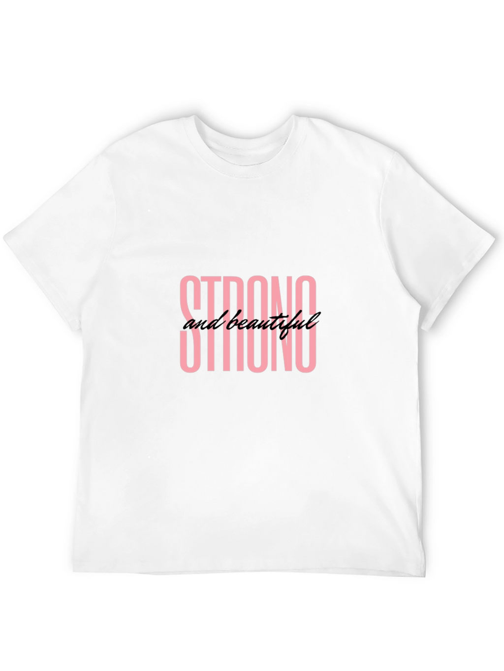 Strong & Beautiful Black Graphic Tee