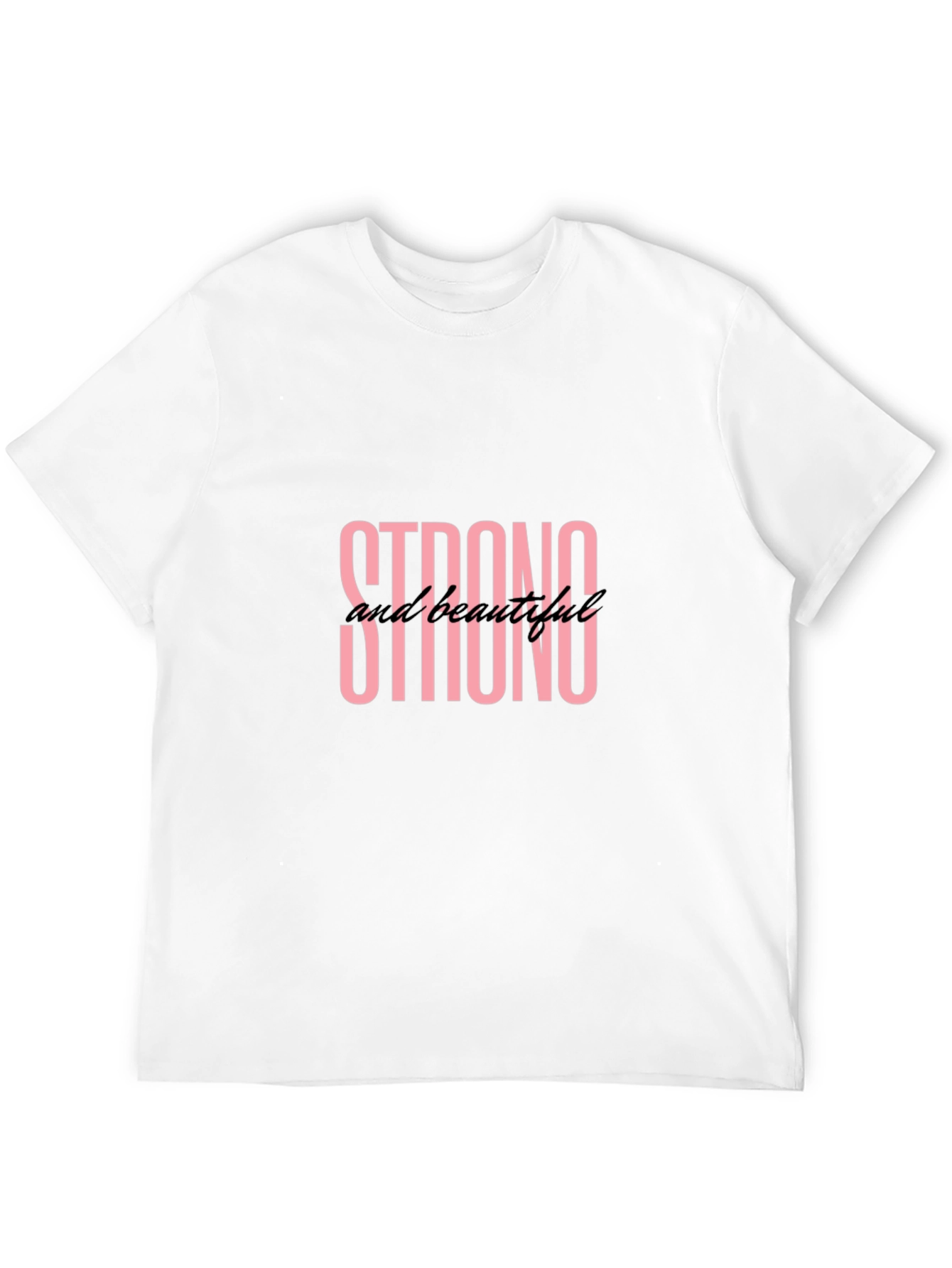 Strong & Beautiful Black Graphic Tee