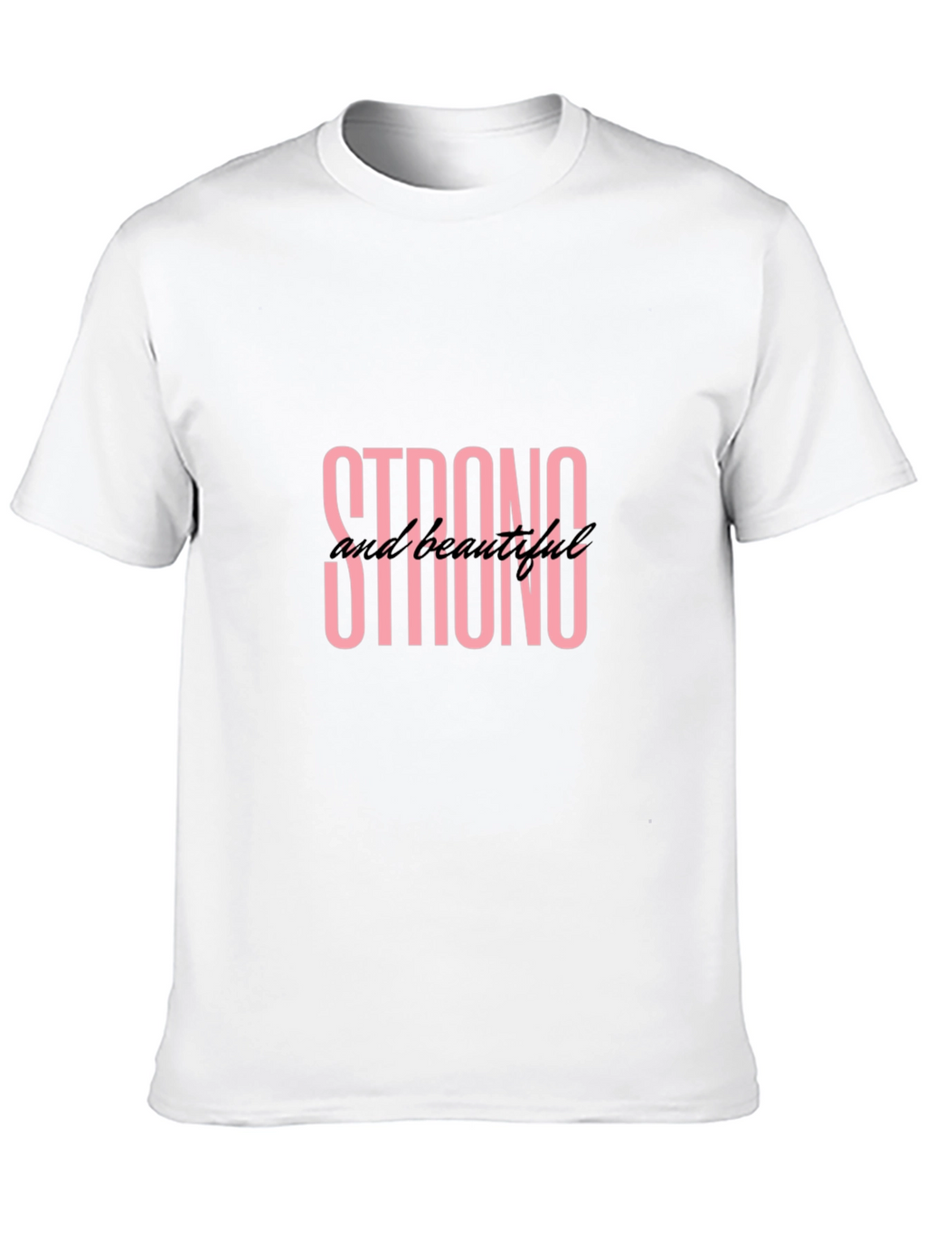 Strong & Beautiful Black Graphic Tee