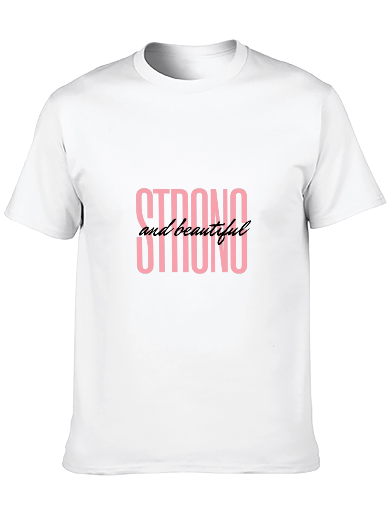 Strong & Beautiful Black Graphic Tee
