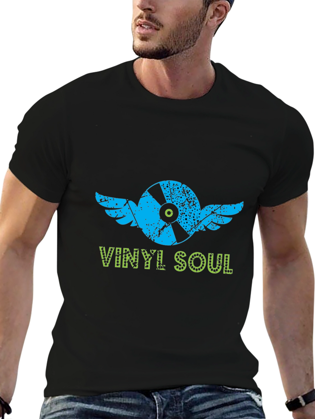 Vinyl Soul Graphic T-Shirt