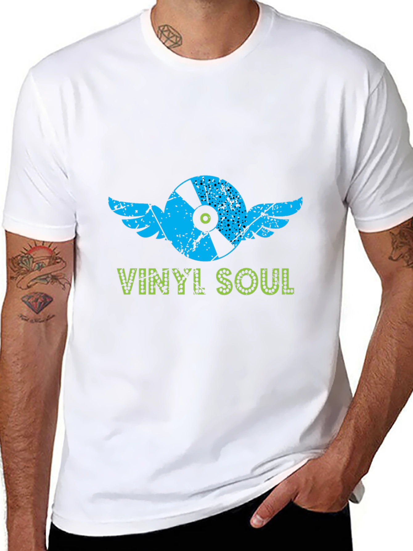 Vinyl Soul Graphic T-Shirt