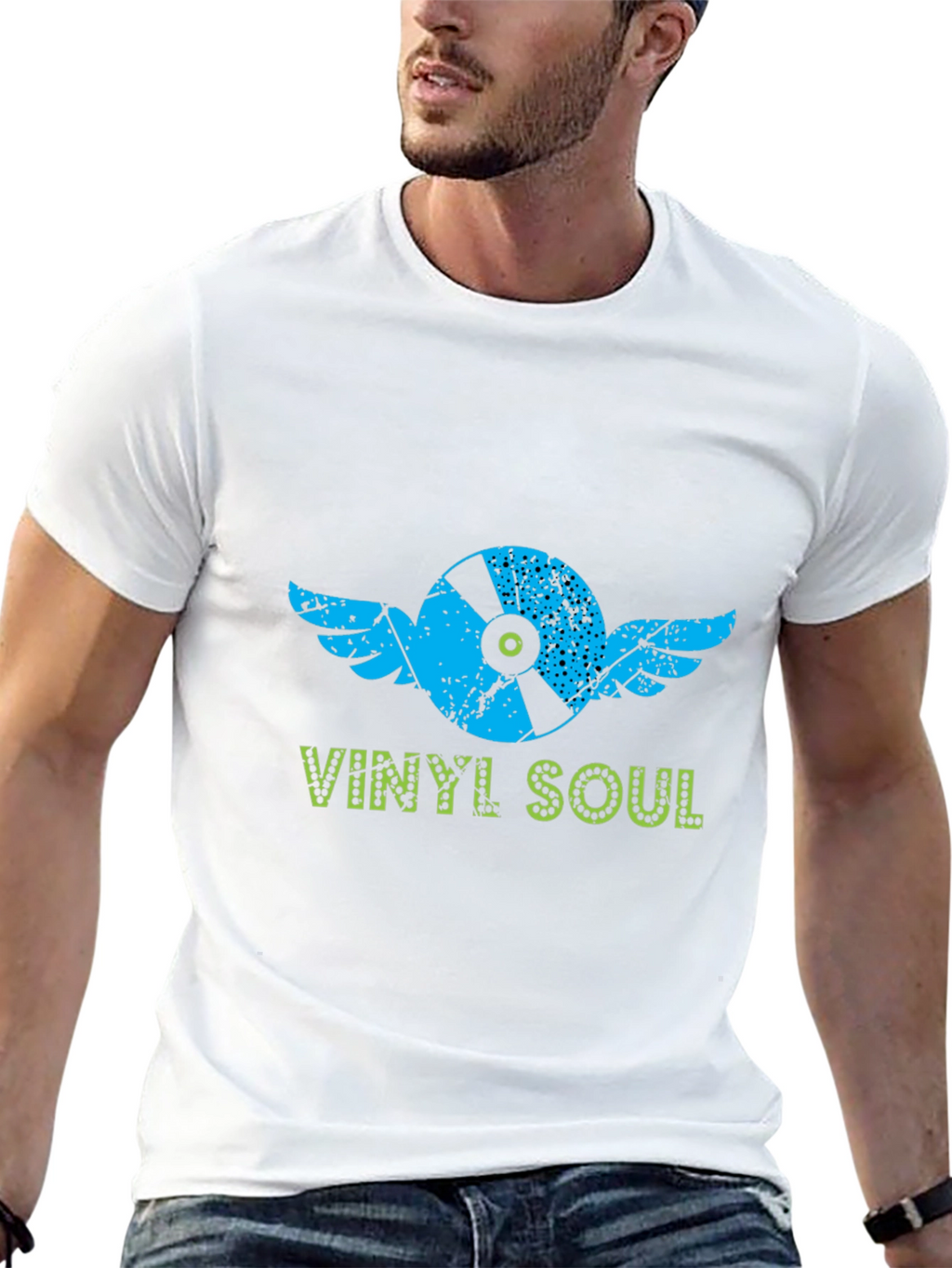 Vinyl Soul Graphic T-Shirt