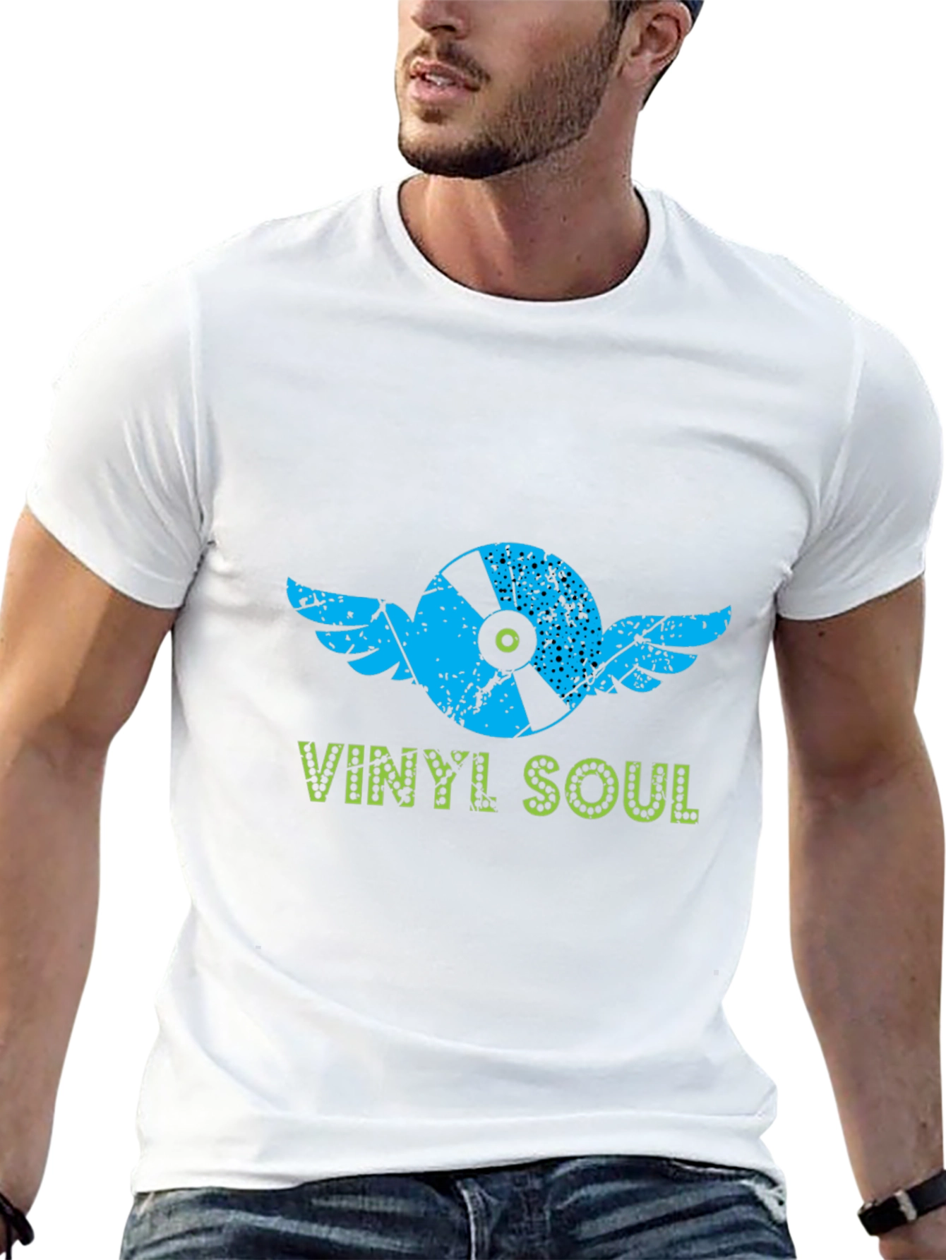 Vinyl Soul Graphic T-Shirt