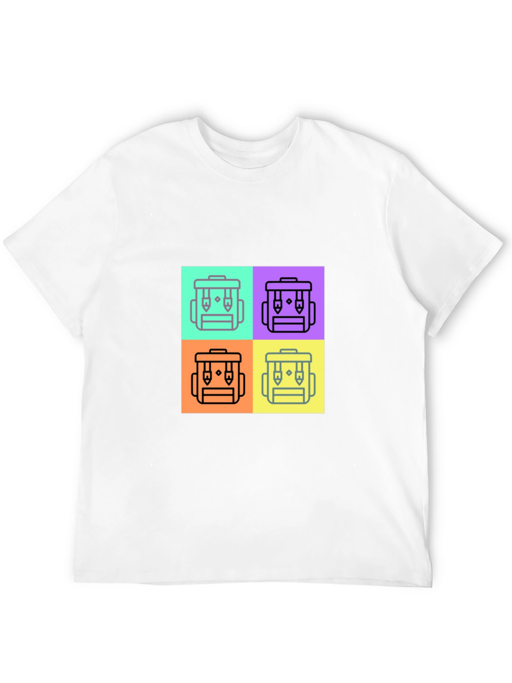 Funky Backpack Icon T-Shirt