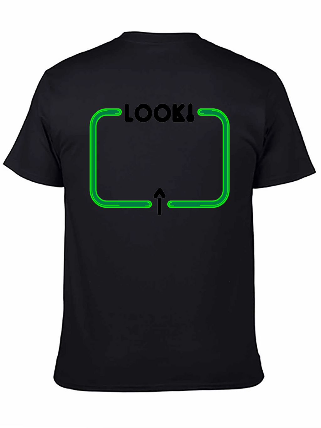 Look Up Graphic Tee - Novelty Arrow Design
