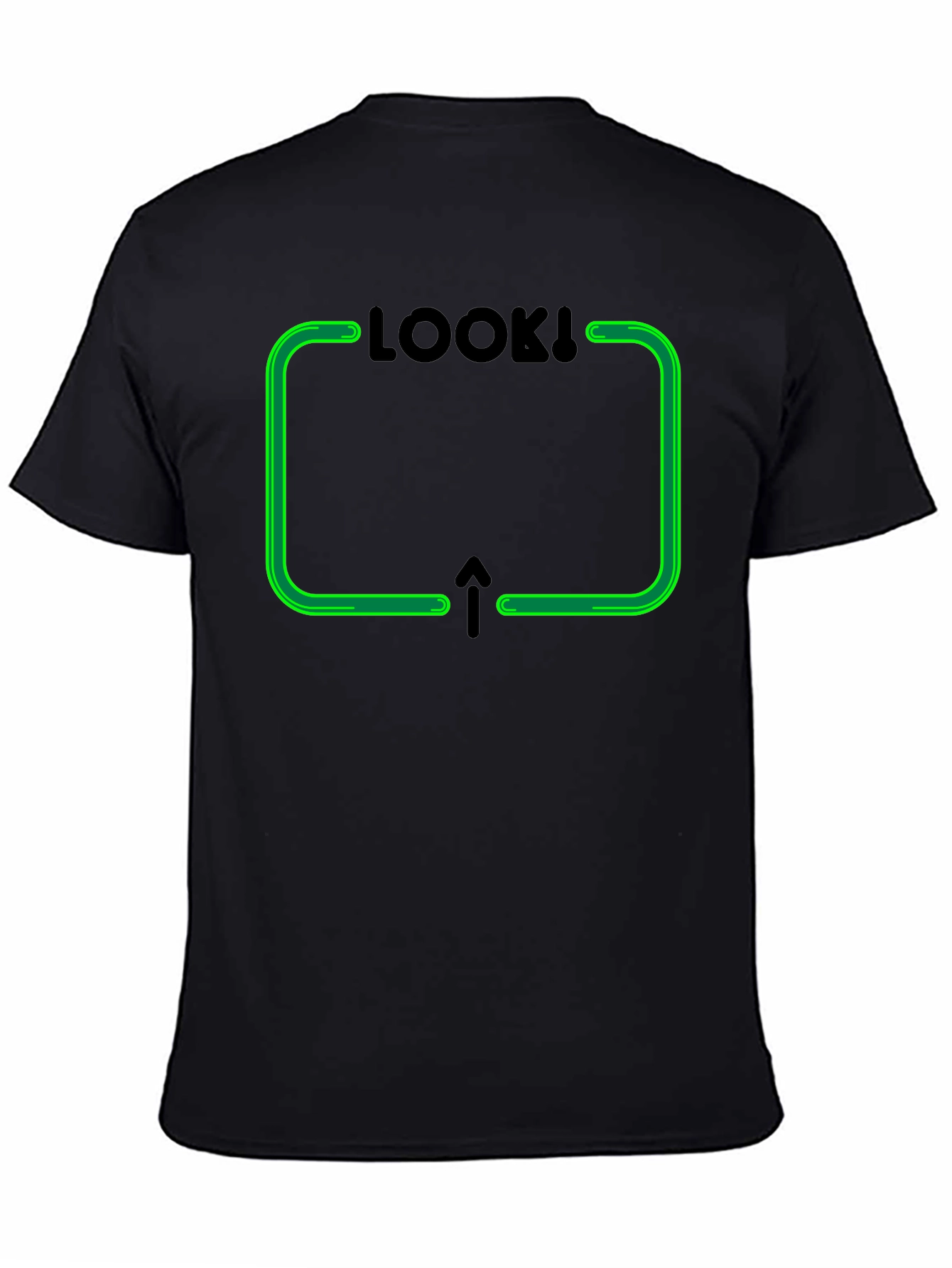 Look Up Graphic Tee - Novelty Arrow Design