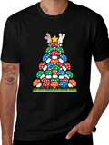 Mushroom Christmas Tree T-Shirt