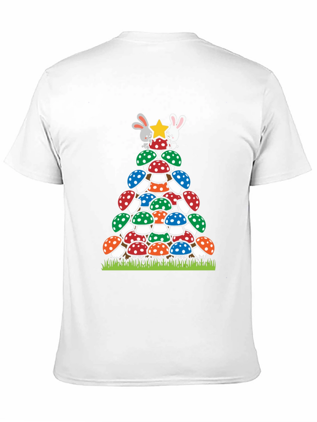 Mushroom Christmas Tree T-Shirt
