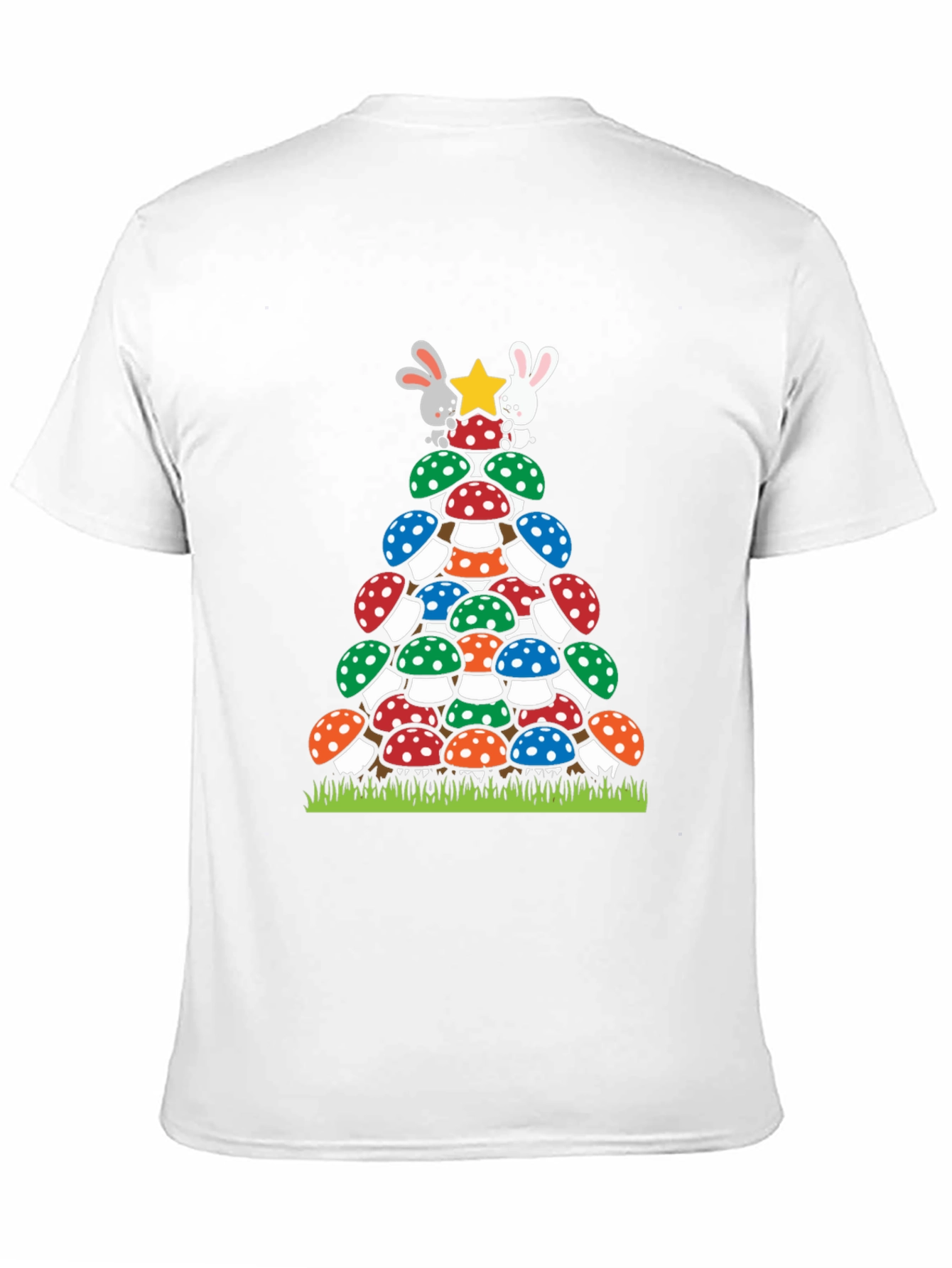 Mushroom Christmas Tree T-Shirt