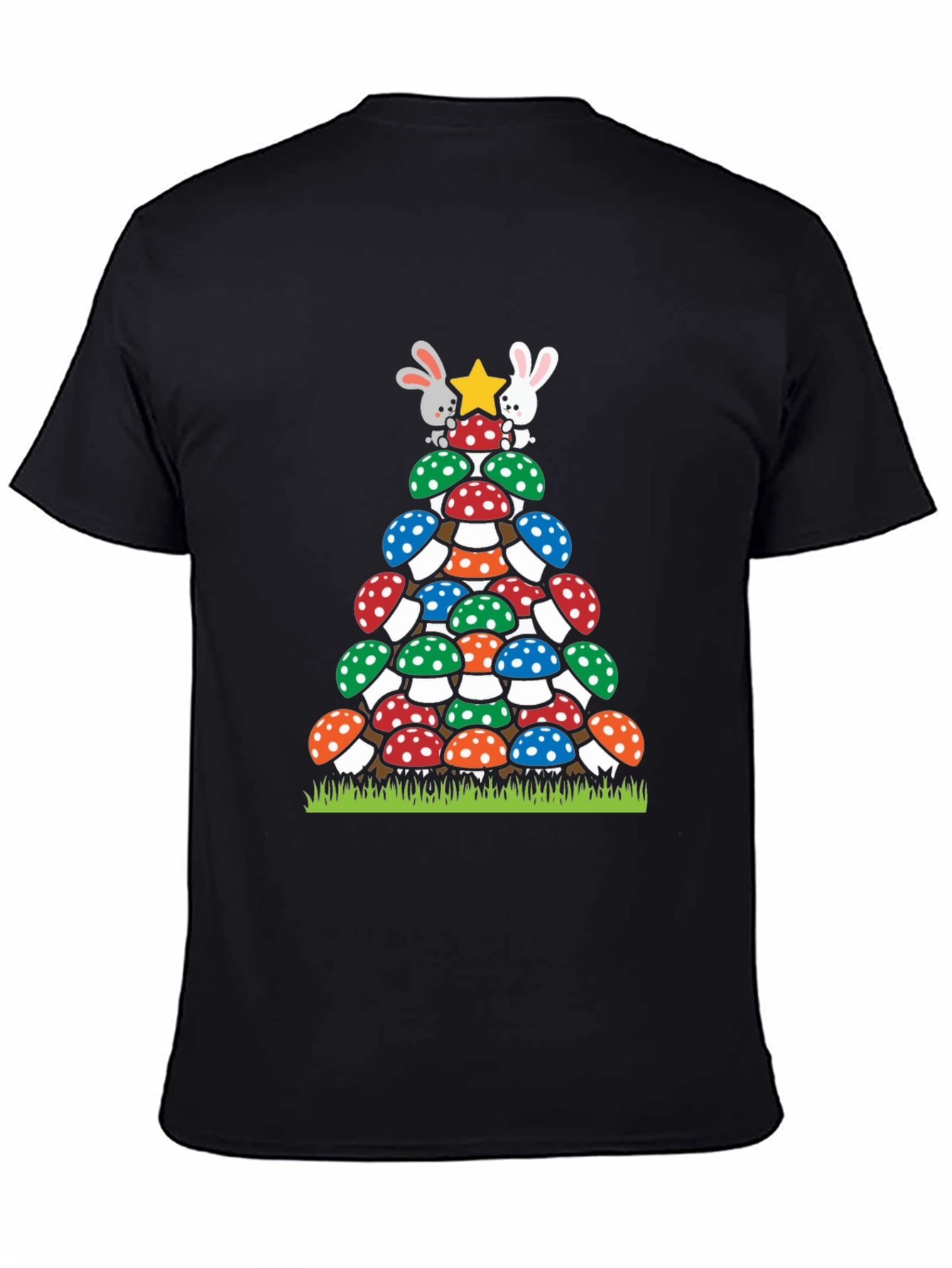 Mushroom Christmas Tree T-Shirt