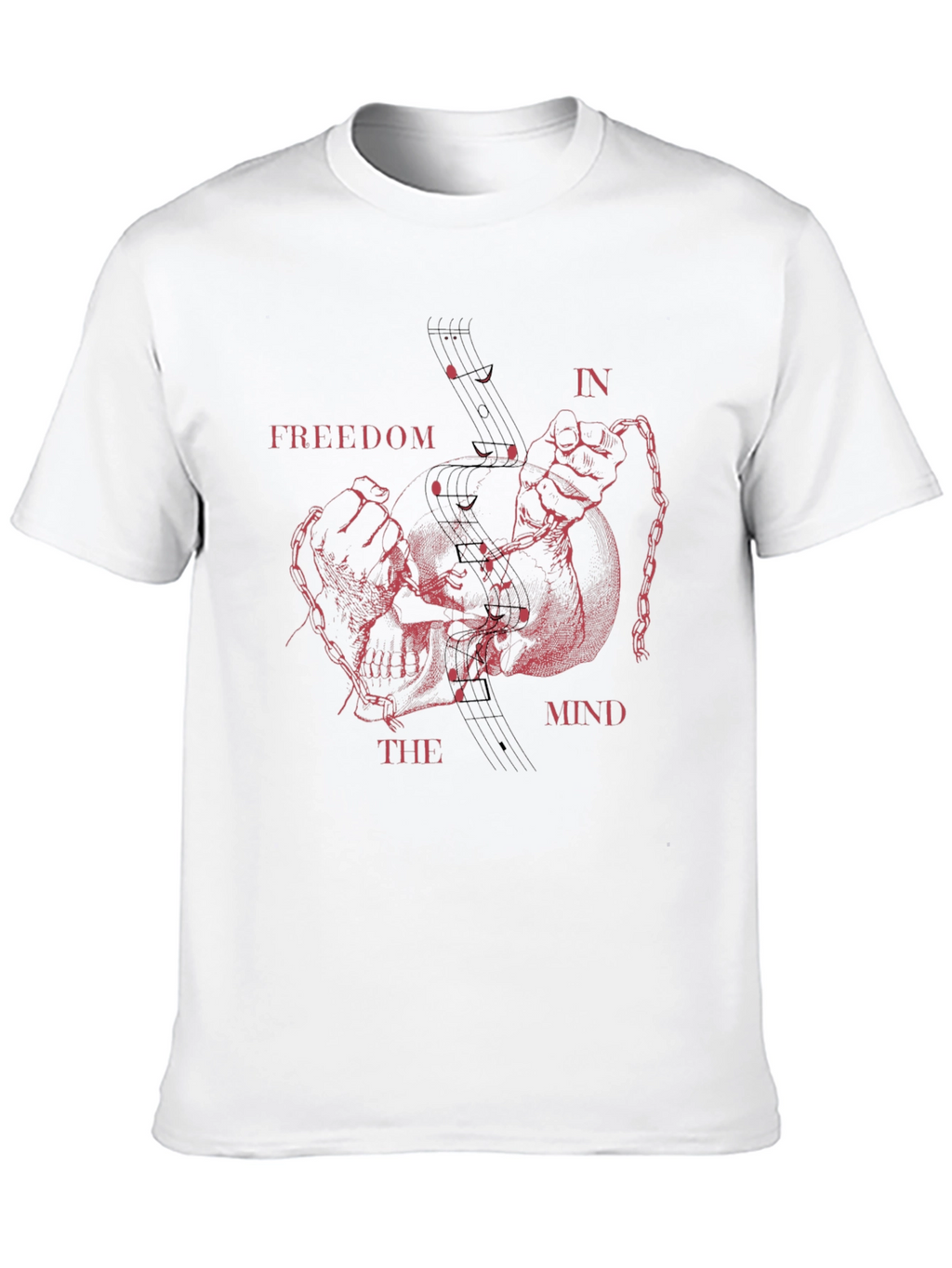 Freedom In The Mind Graphic T-Shirt - Black