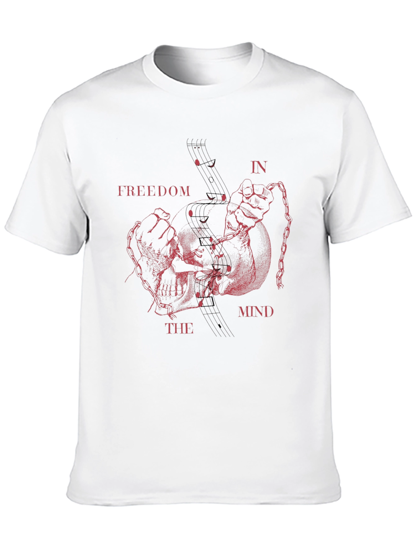 Freedom In The Mind Graphic T-Shirt - Black