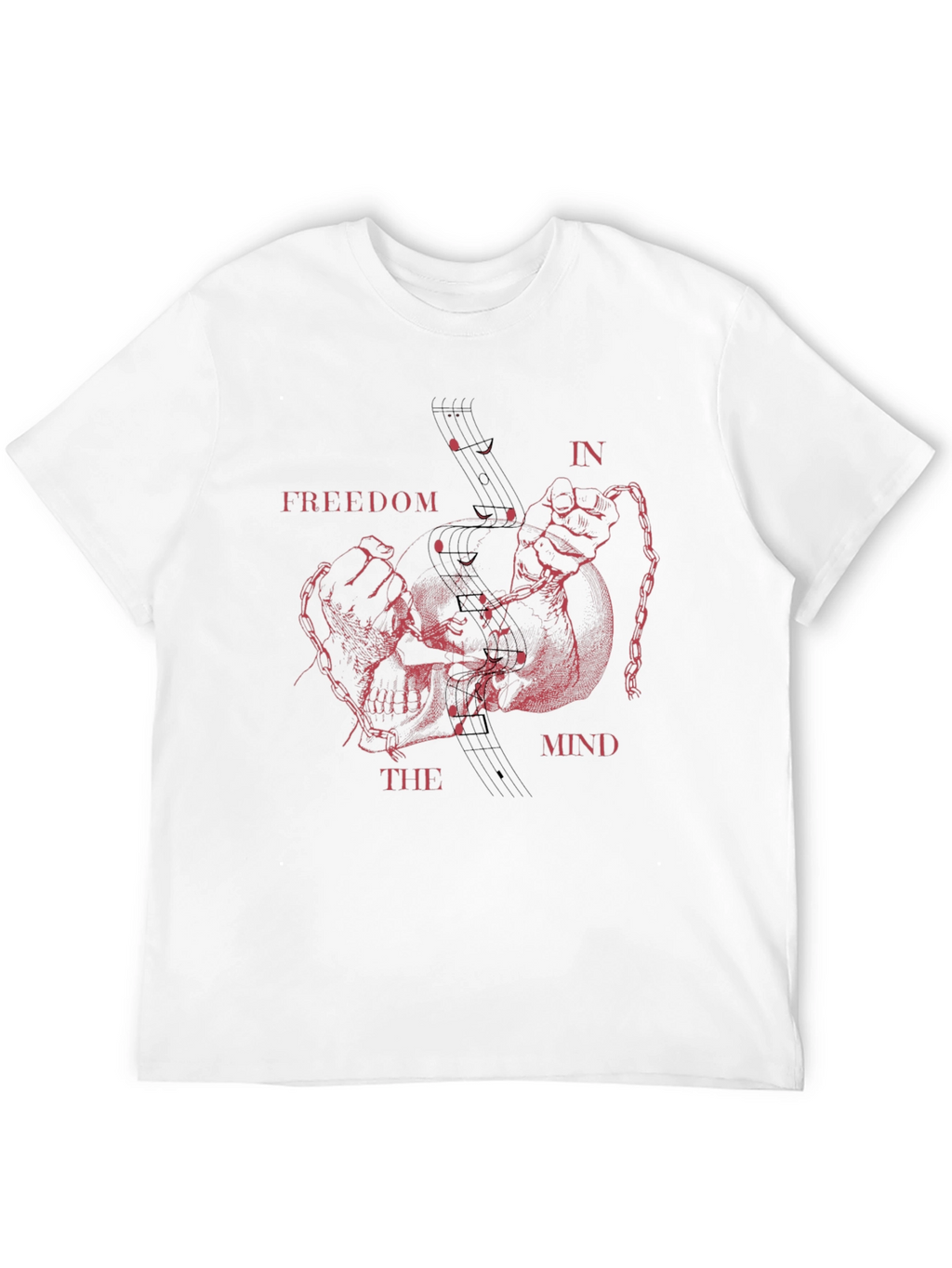 Freedom In The Mind Graphic T-Shirt - Black