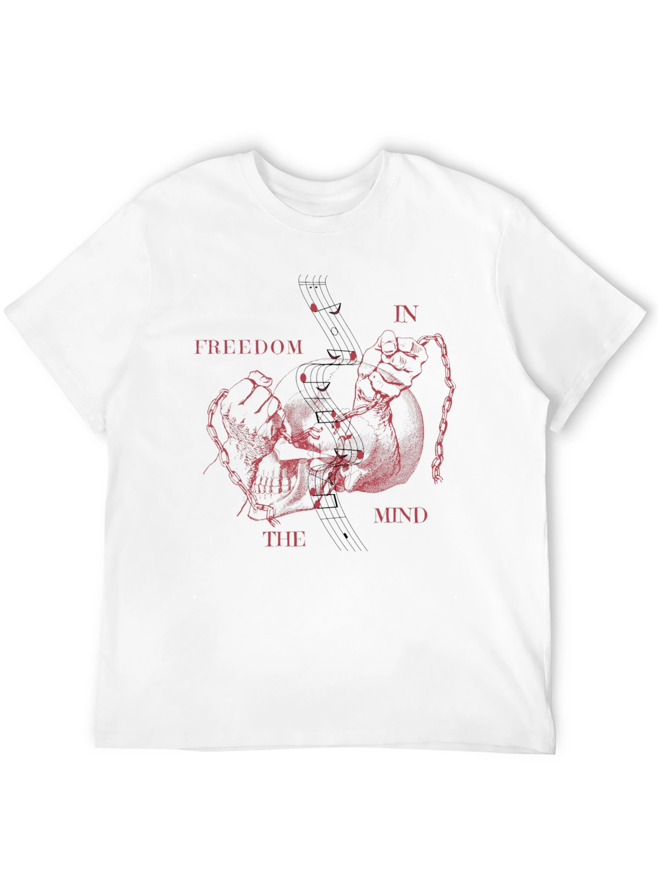 Freedom In The Mind Graphic T-Shirt - Black