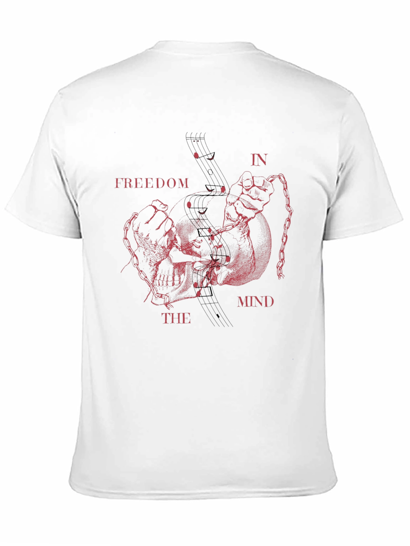Freedom In The Mind Graphic T-Shirt - Black