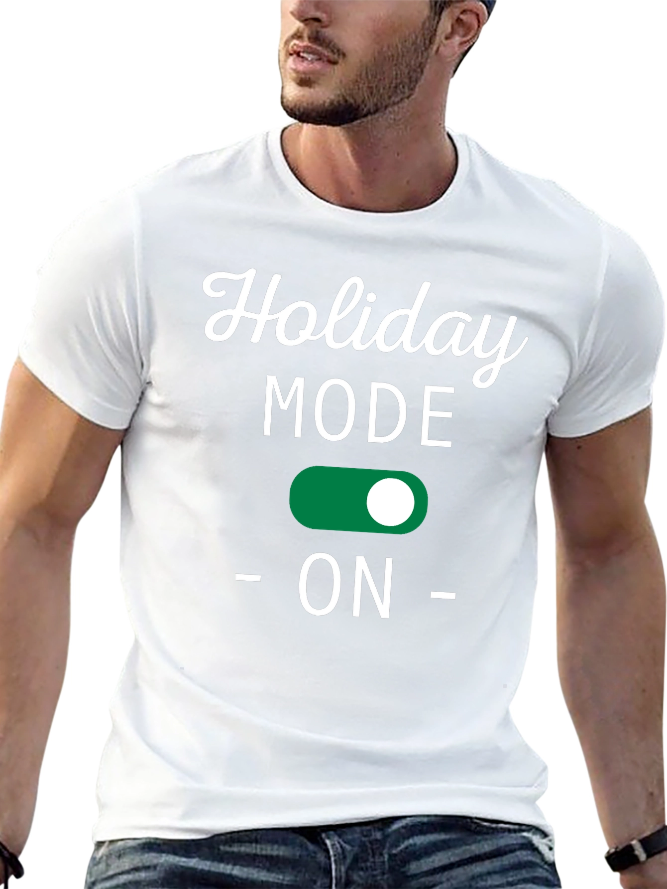 Holiday Mode ON Black T-Shirt