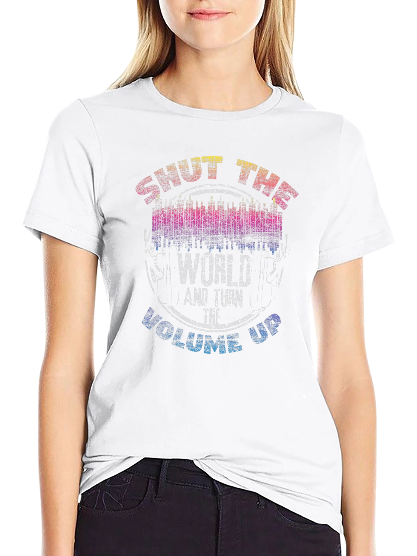 Shut The World Up Graphic Tee