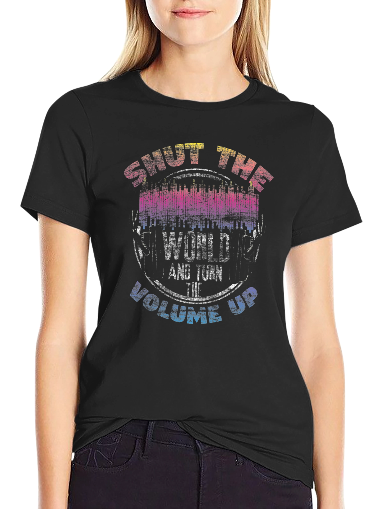 Shut The World Up Graphic Tee