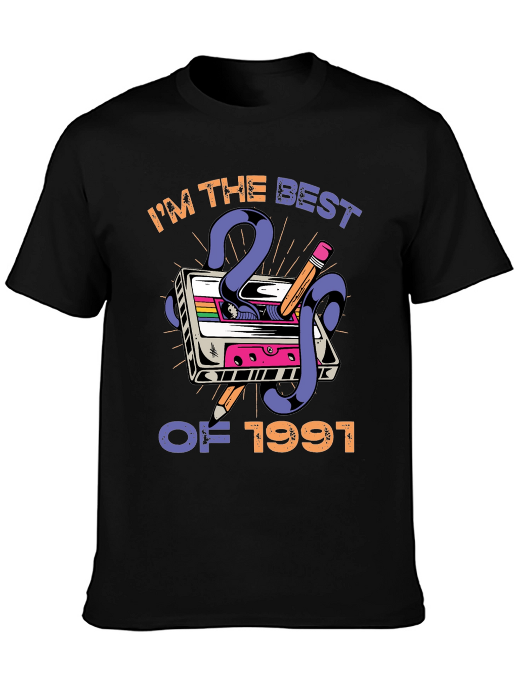 Best of 1991 Cassette Tape Graphic T-Shirt