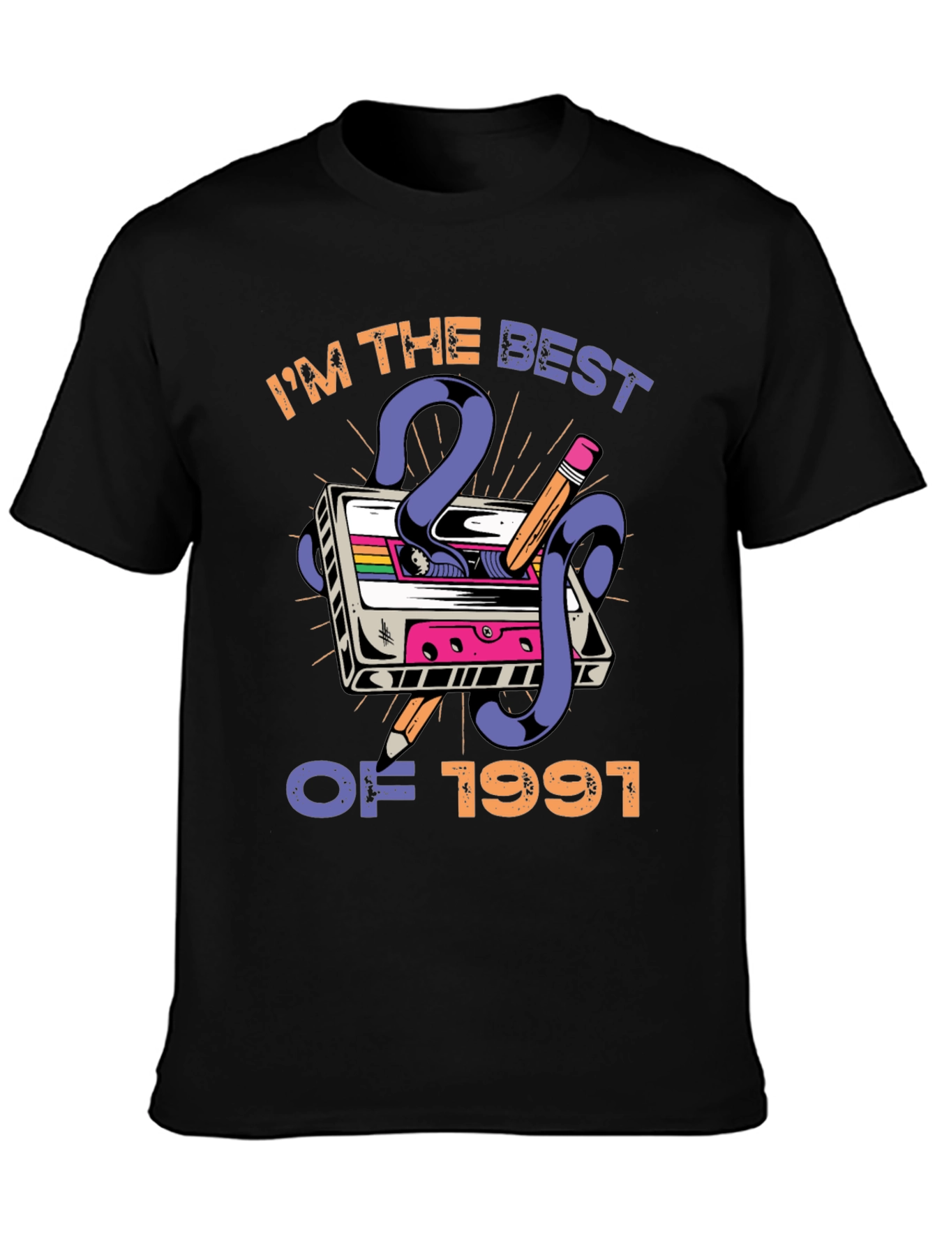 Best of 1991 Cassette Tape Graphic T-Shirt