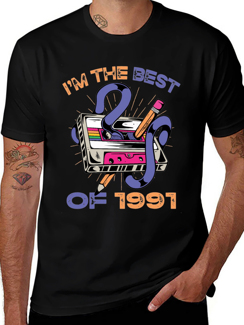 Best of 1991 Cassette Tape Graphic T-Shirt
