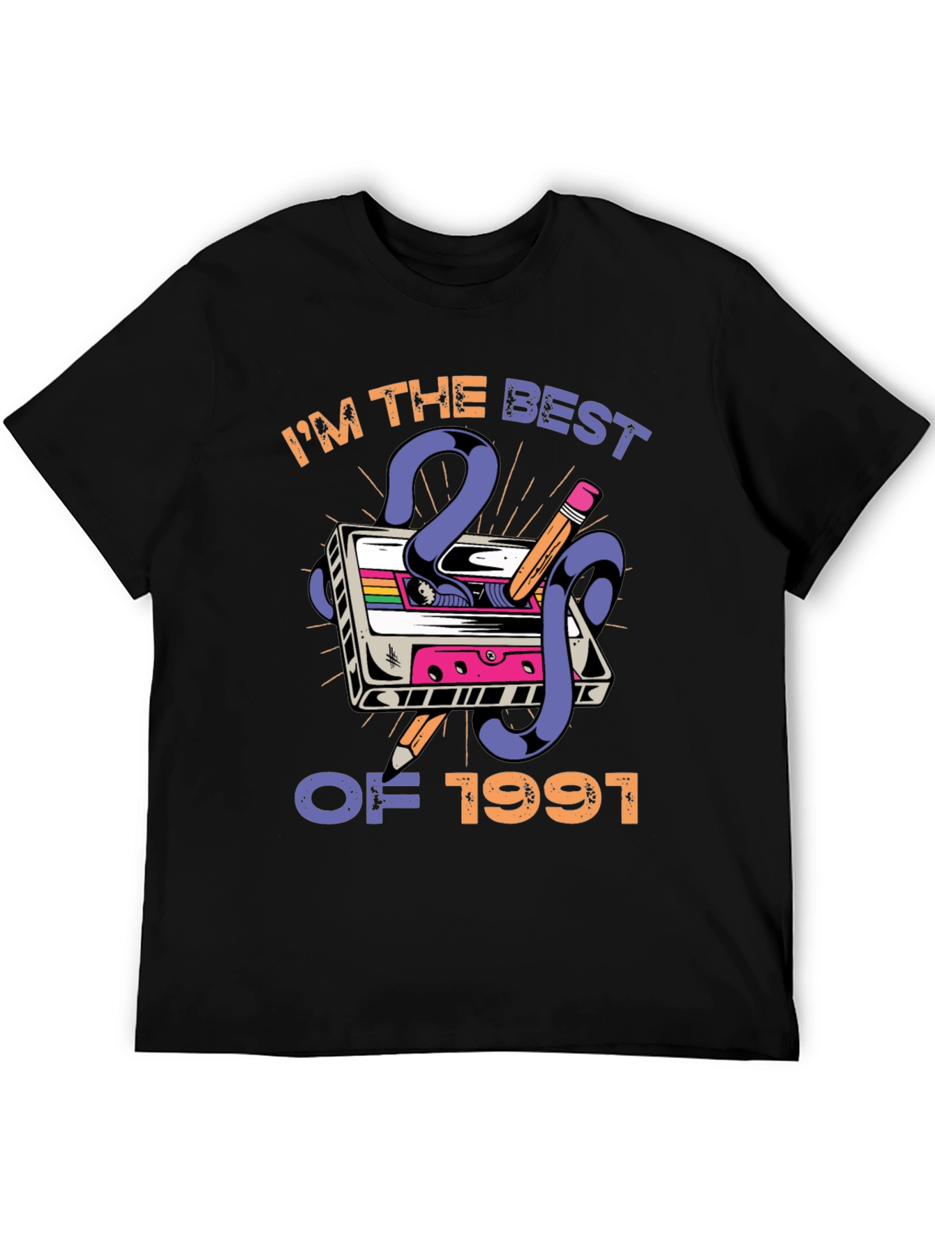 Best of 1991 Cassette Tape Graphic T-Shirt