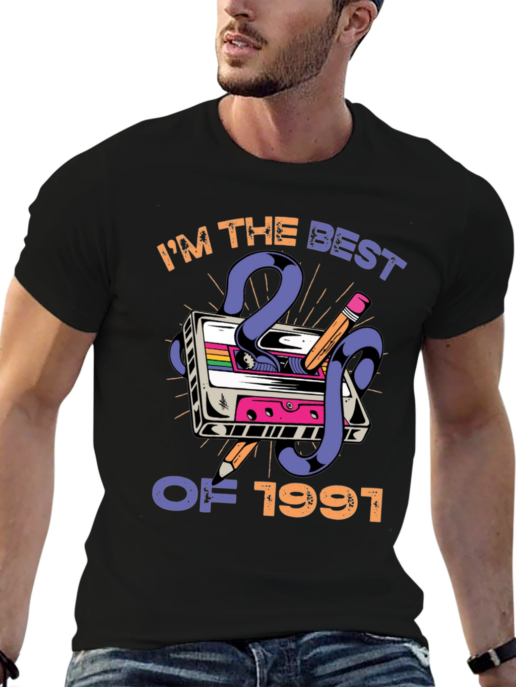 Best of 1991 Cassette Tape Graphic T-Shirt