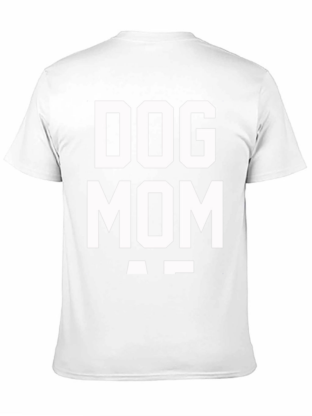 Dog Mom T-Shirt - Black Cotton Blend Graphic Tee