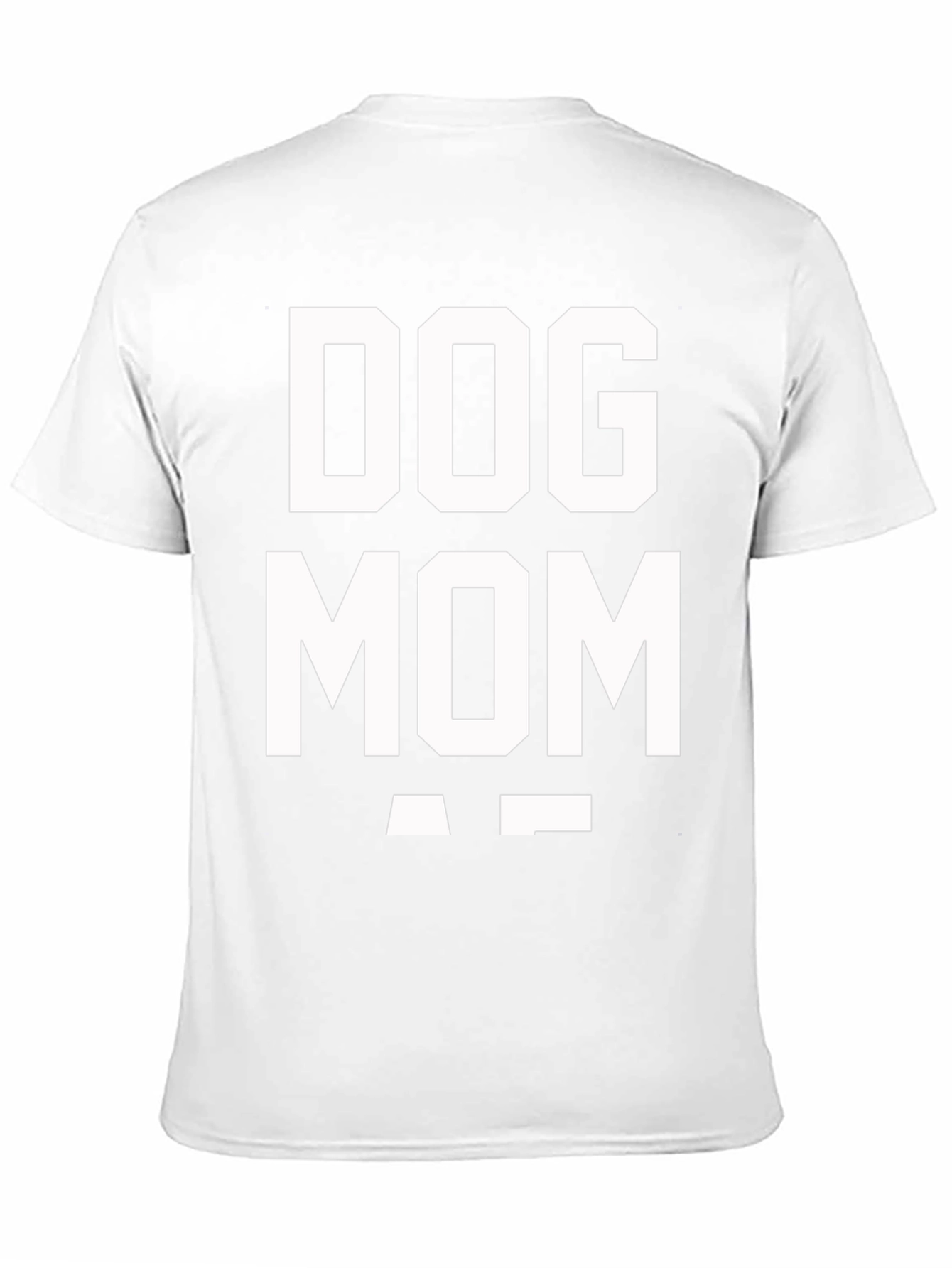 Dog Mom T-Shirt - Black Cotton Blend Graphic Tee
