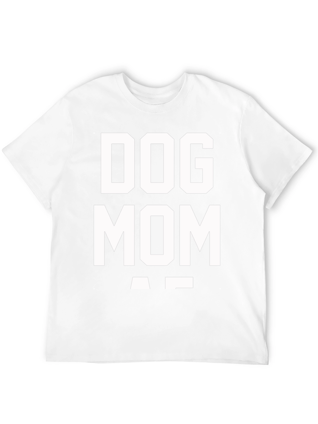Dog Mom T-Shirt - Black Cotton Blend Graphic Tee