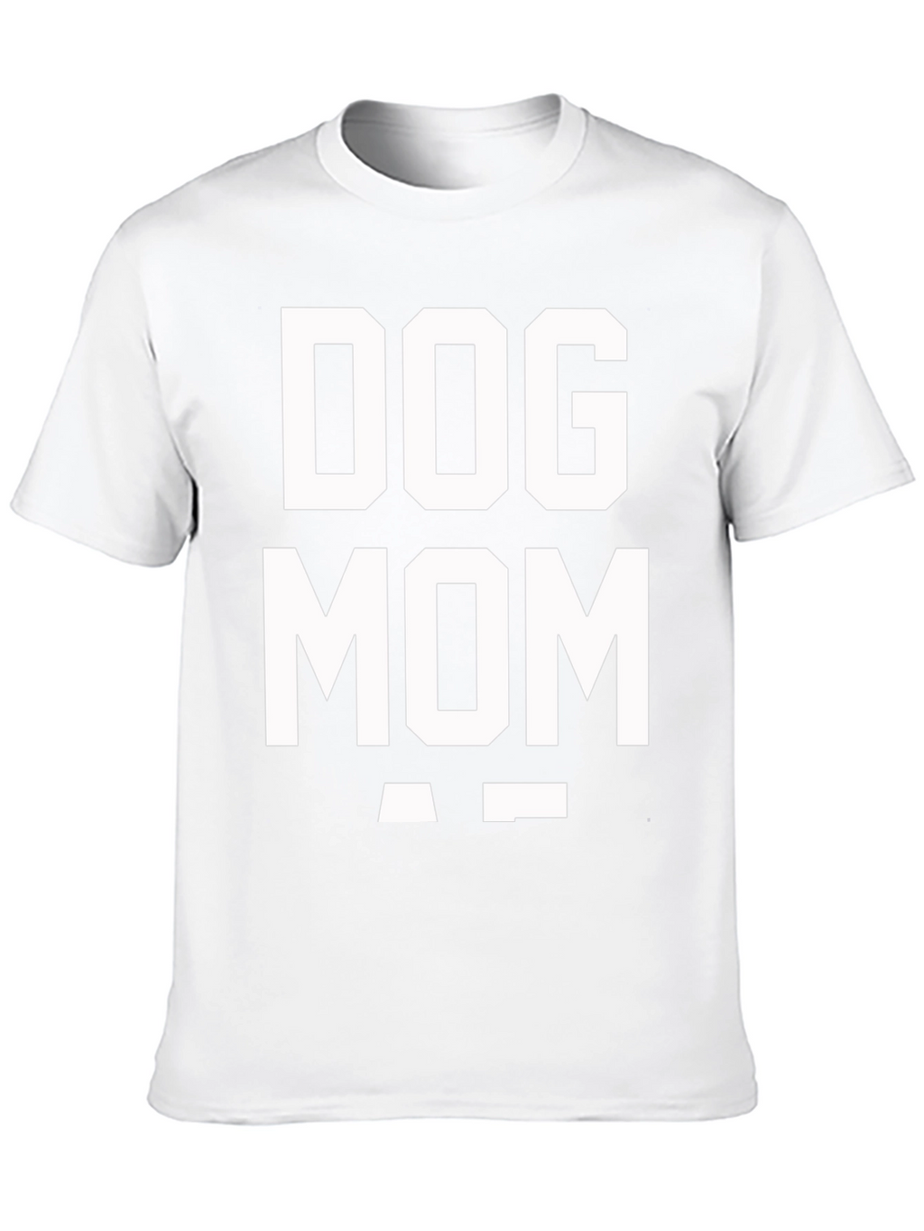 Dog Mom T-Shirt - Black Cotton Blend Graphic Tee