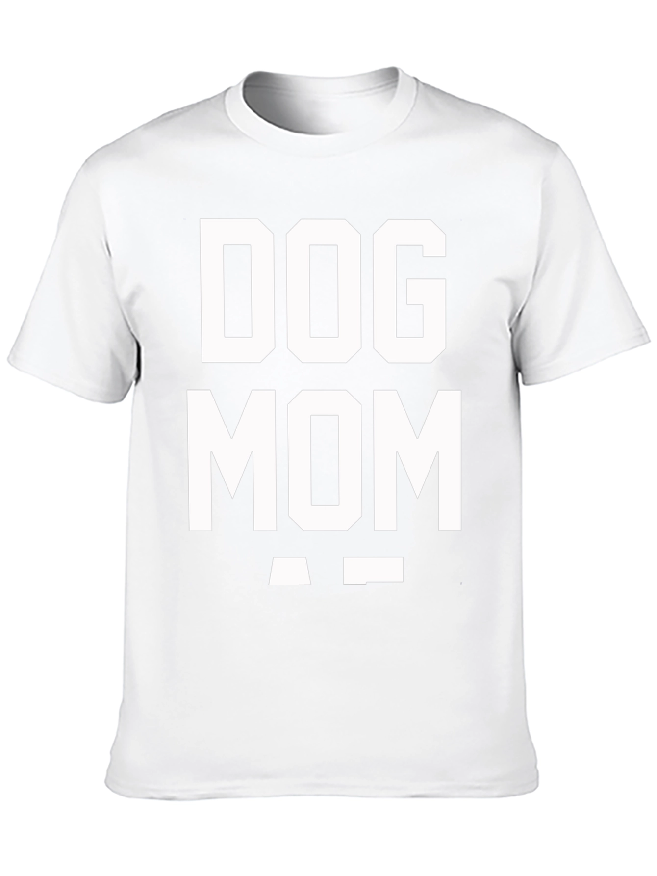 Dog Mom T-Shirt - Black Cotton Blend Graphic Tee