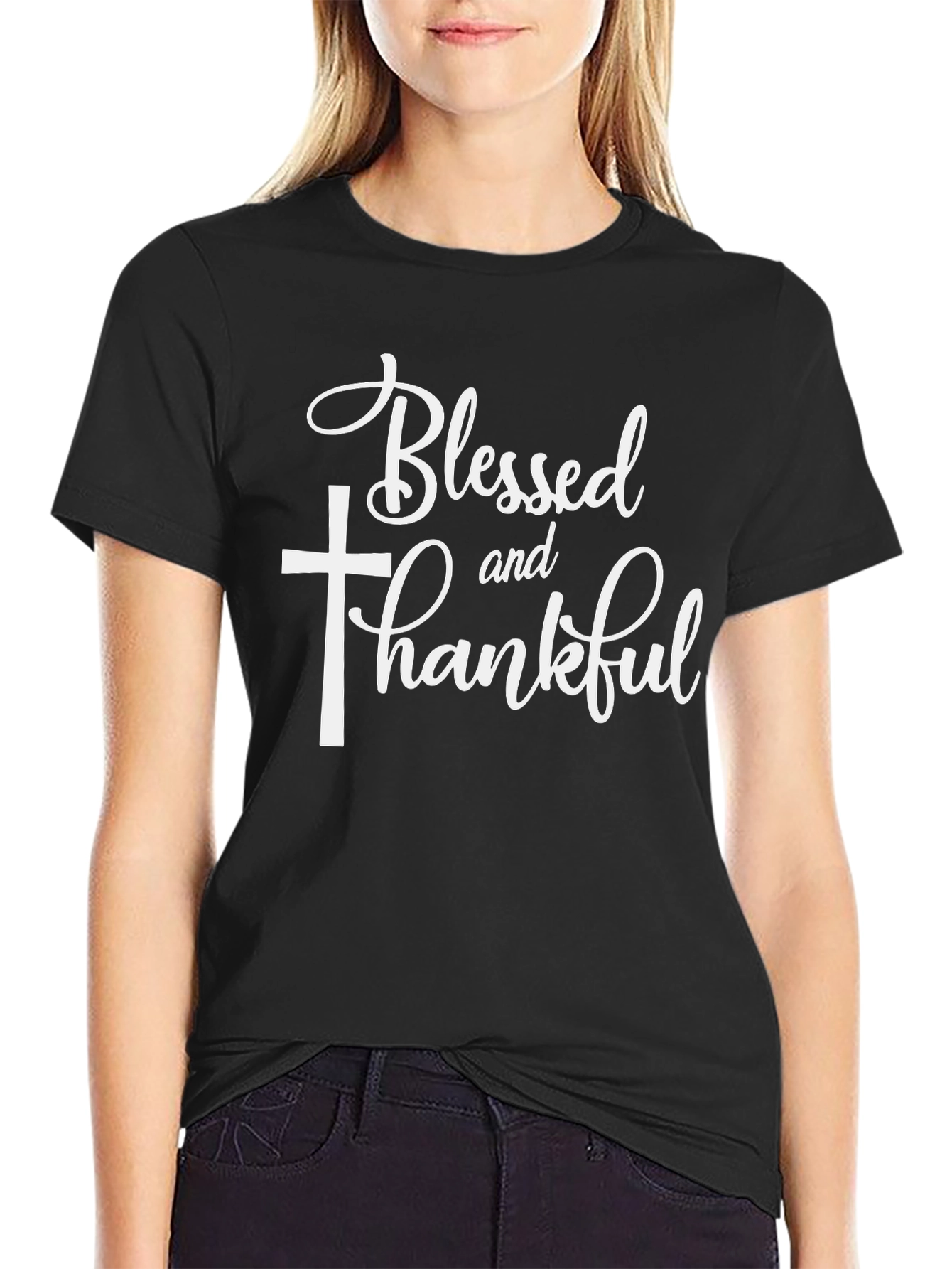 Blessed and Thankful Graphic Tee