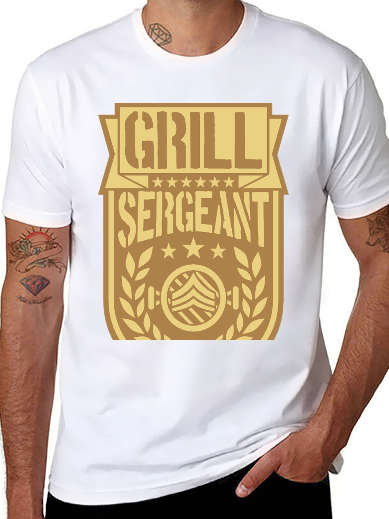 Grill Sergeant Graphic T-Shirt - BBQ Master Apparel