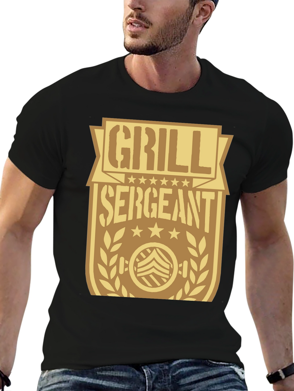 Grill Sergeant Graphic T-Shirt - BBQ Master Apparel