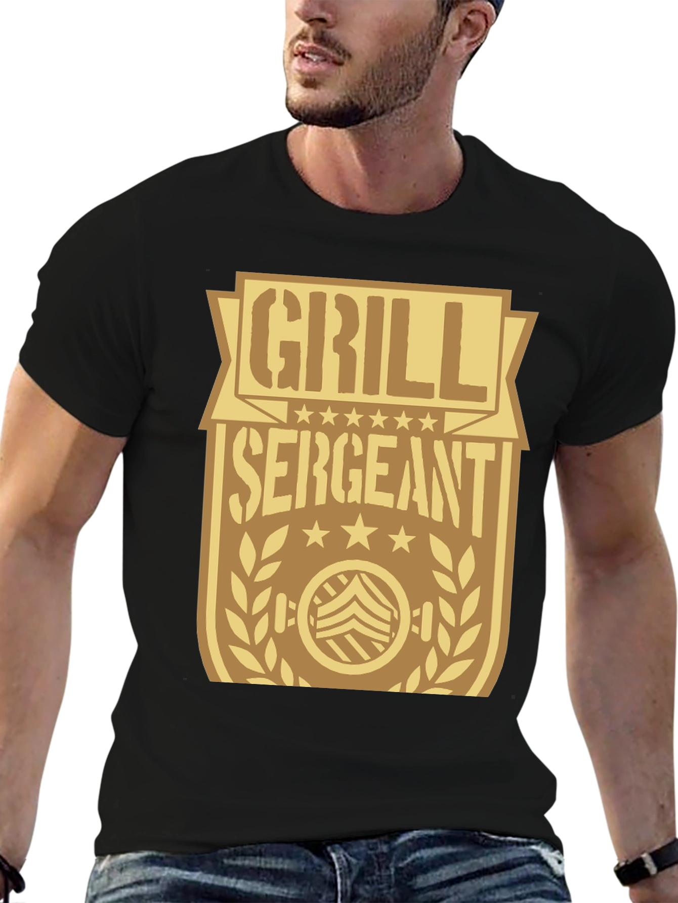 Grill Sergeant Graphic T-Shirt - BBQ Master Apparel
