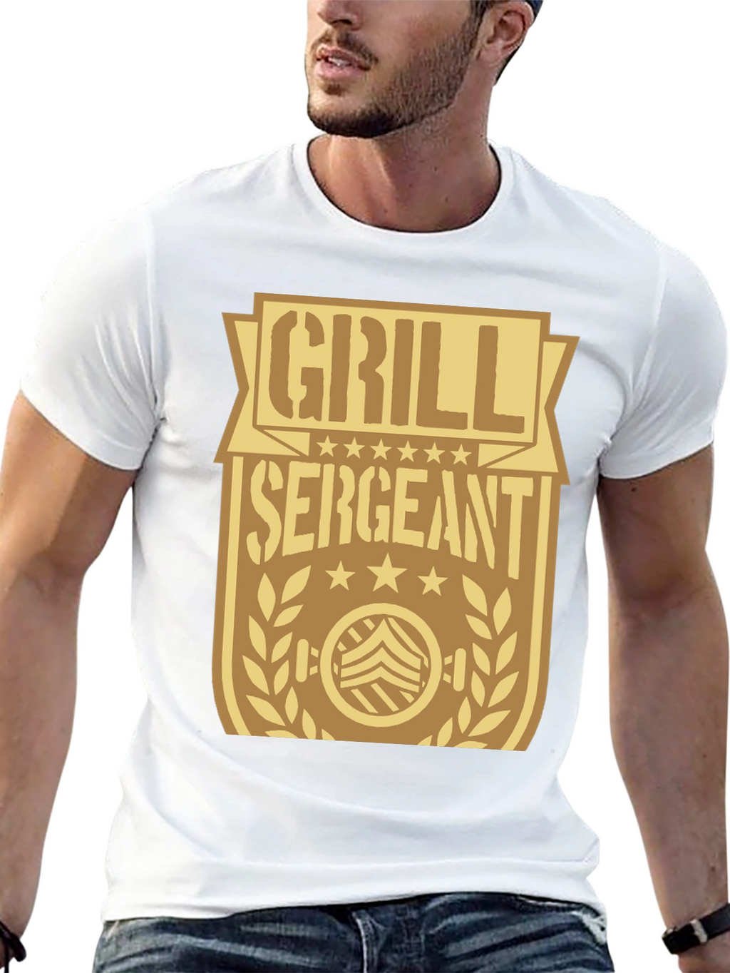 Grill Sergeant Graphic T-Shirt - BBQ Master Apparel