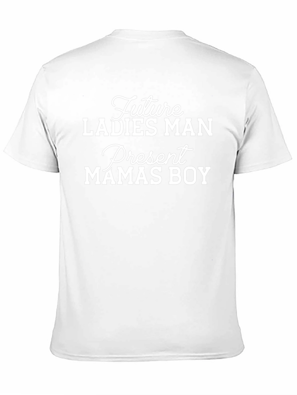 Future Ladies Man Mamas Boy Black T-Shirt
