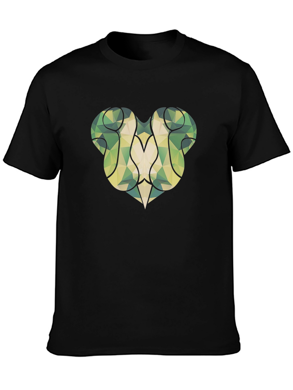 Abstract Geometric Print Tee