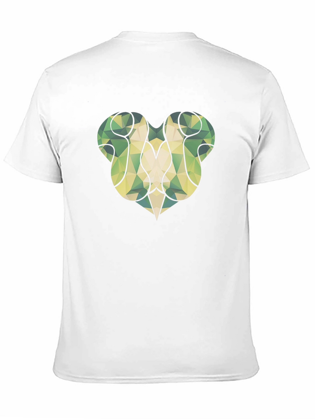 Abstract Geometric Print Tee
