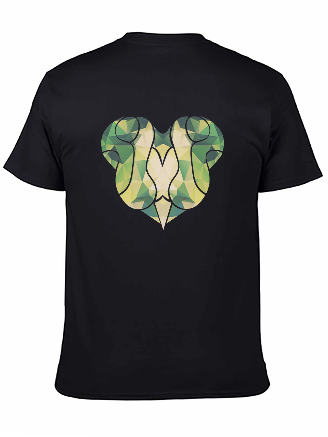 Abstract Geometric Print Tee