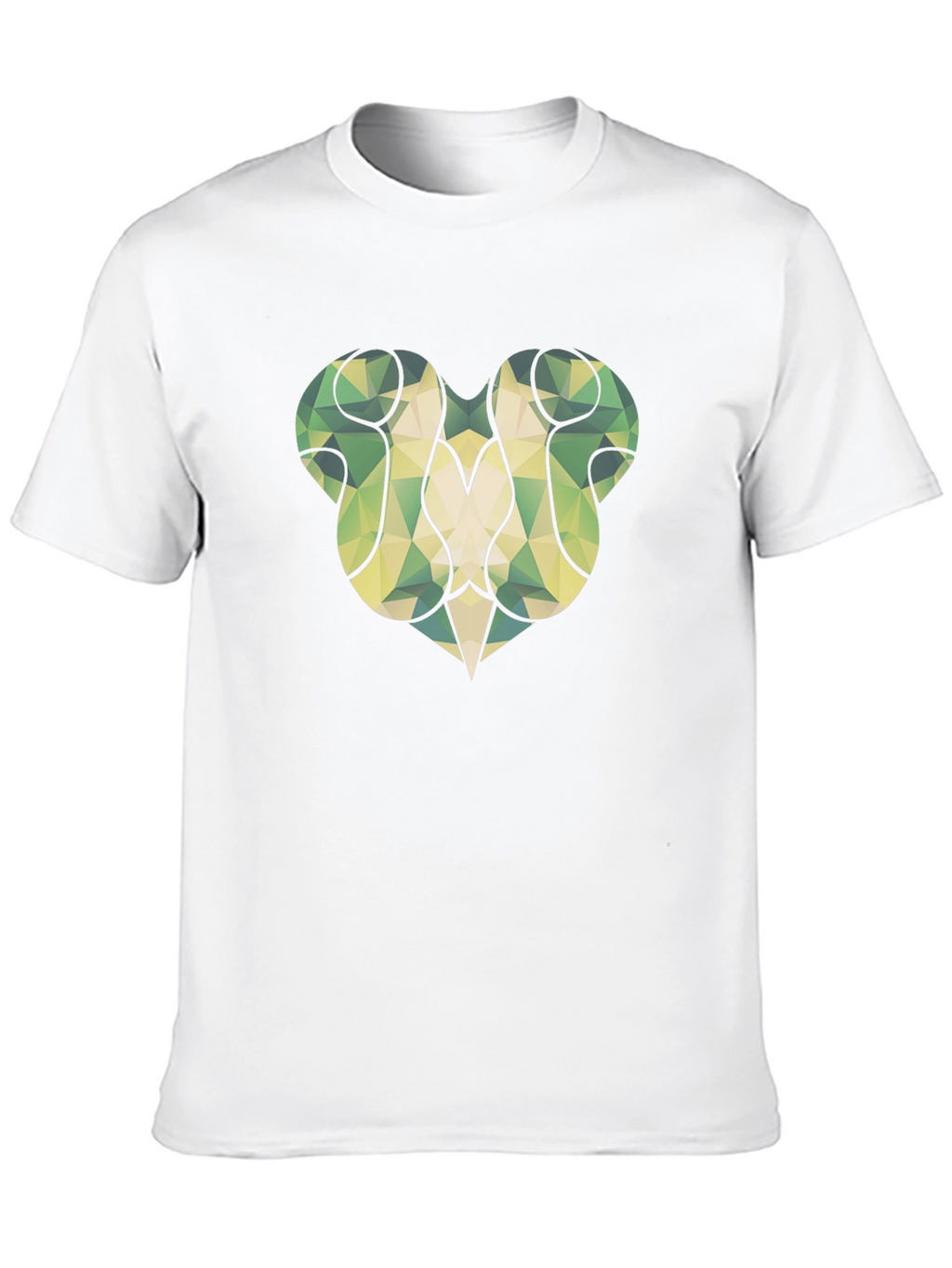 Abstract Geometric Print Tee